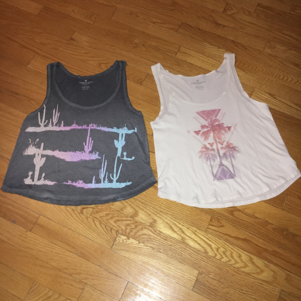 Two AEO Tank Tops Size Medium